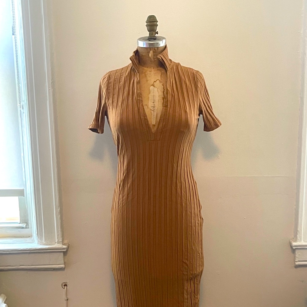 Reformation Tan Dress